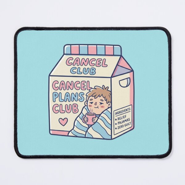 Item preview, Cancel Plans Club Cozy Introvert Funny Comfort Design designed and sold by Quiet Mode Studio.