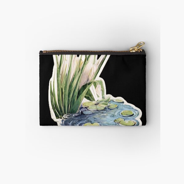 Item preview, Serene Water Lily Pond Watercolor designed and sold by kndzxf.