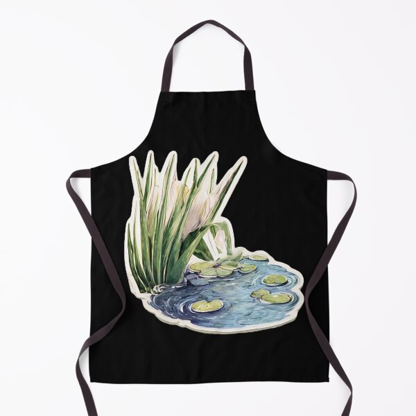 Item preview, Serene Water Lily Pond Watercolor designed and sold by kndzxf.