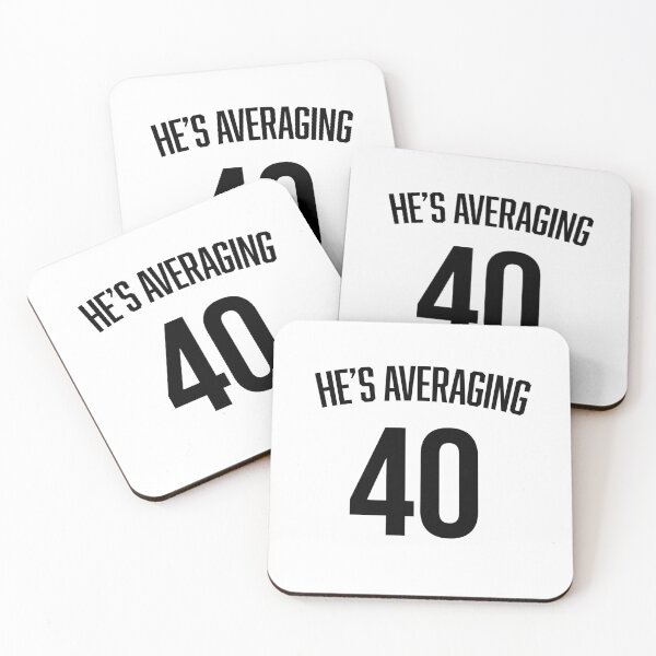 Item preview, HE'S AVERAGING 40 (James Harden) designed and sold by JR Shirts.