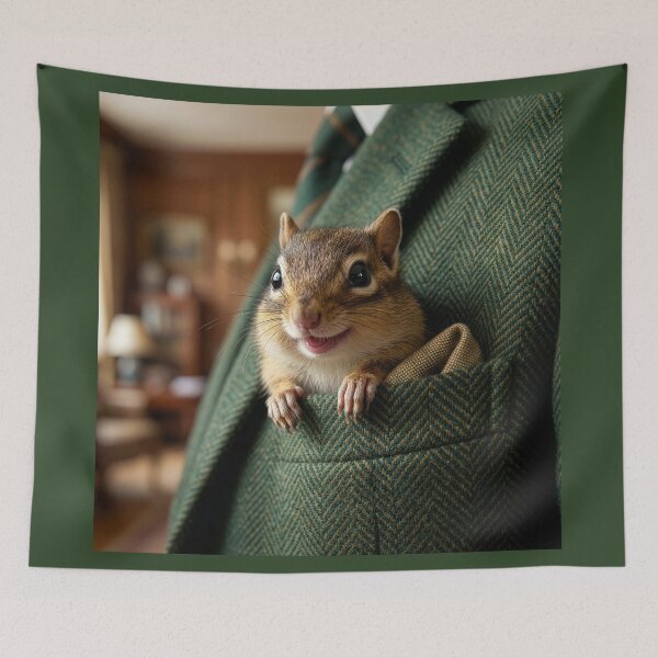 Item preview, Chipmunk Rocks It in the Pocket  designed and sold by Tridentulus.