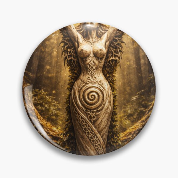 Item preview, The Horned Goddess rises designed and sold by MythicPortals.