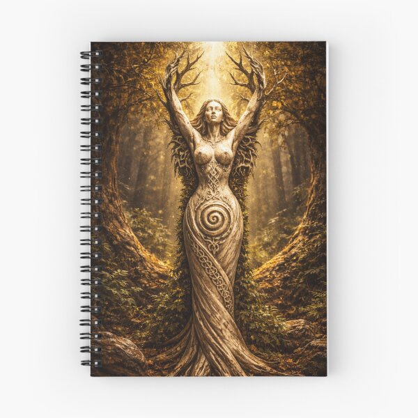 Item preview, The Horned Goddess rises designed and sold by MythicPortals.