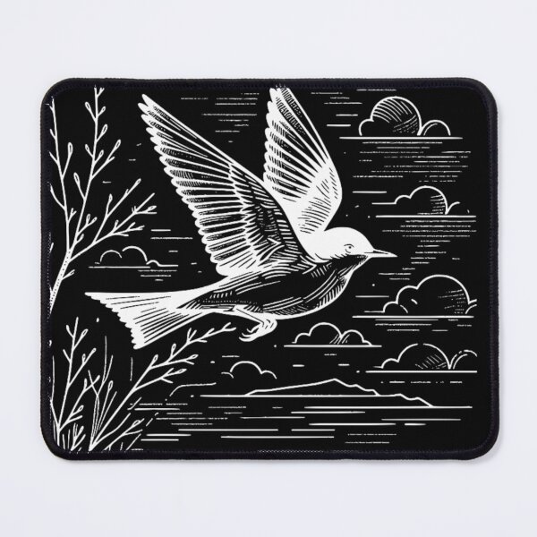 Item preview, Eastern Kingbird Line Art Birdwatcher designed and sold by Ali-printshop.