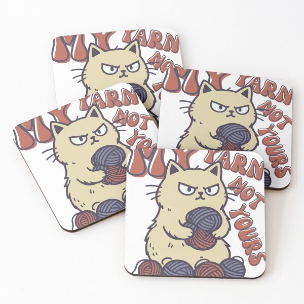 Item preview, Yarn Cat – Funny Knitter Life Snarky Cat designed and sold by Region.