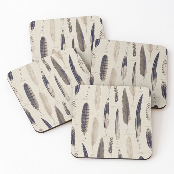 Item preview, Coastal Feathers / Naturalist Illustration Featuring Seashore Birds designed and sold by somecallmebeth.