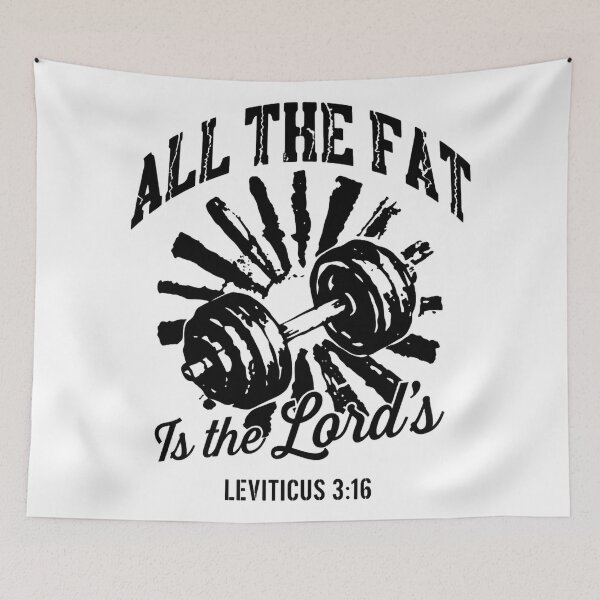 Item preview, All The Fat is The Lord's designed and sold by SignumShop.