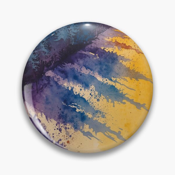 Item preview, Wild Surge — Abstract Watercolor Forest Landscape designed and sold by Darcy'sArtfortheHeart.