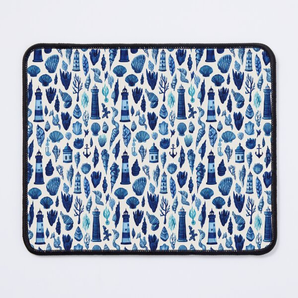 Item preview, Dense Blue Coastal Elements Pattern designed and sold by Piotrek0001.
