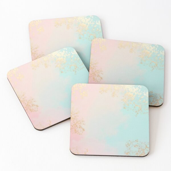 Item preview, Gold Luxury Modern Blush Pink Soft Mint Collection designed and sold by TrendyDesigne412.