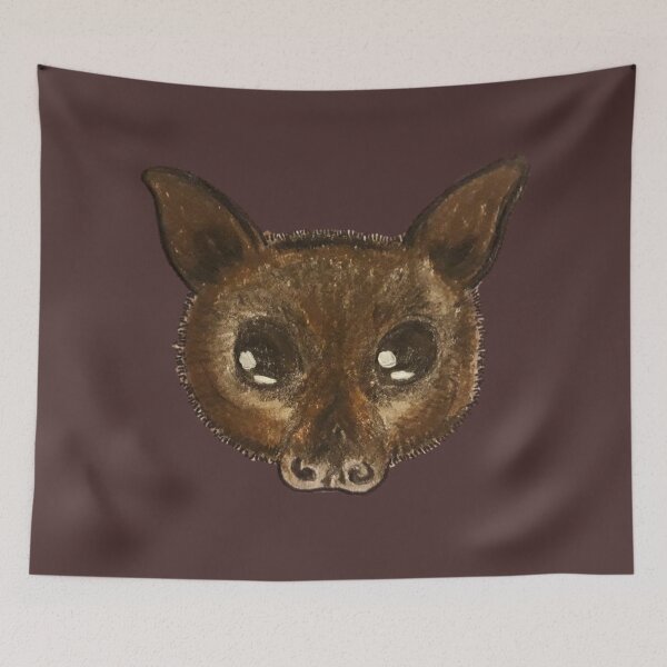 Item preview, Red Flying Fox Bat Drawing. designed and sold by BabyBats.