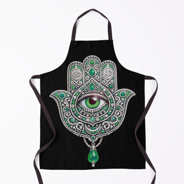 Item preview, Symbol: The khamsa - Hand of Fatima - Emerald green! designed and sold by Alan-David.