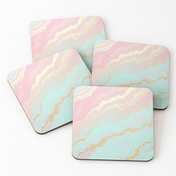 Item preview, Blush Pink Soft Mint Gold Luxury Popular Collection designed and sold by TrendyDesigne412.