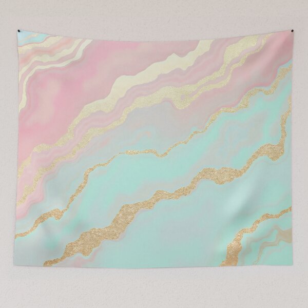 Item preview, Blush Pink Soft Mint Gold Luxury Popular Collection designed and sold by TrendyDesigne412.