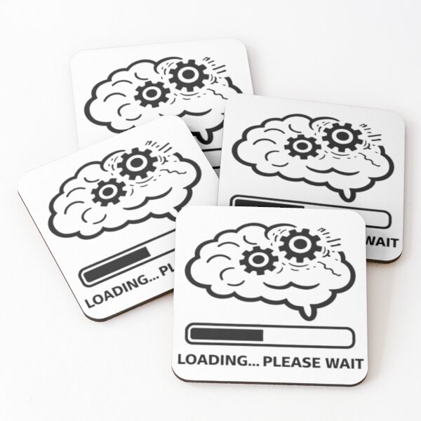 Item preview, Funny Overthinking Brain – Loading... Please Wait designed and sold by MS-DesignArt.
