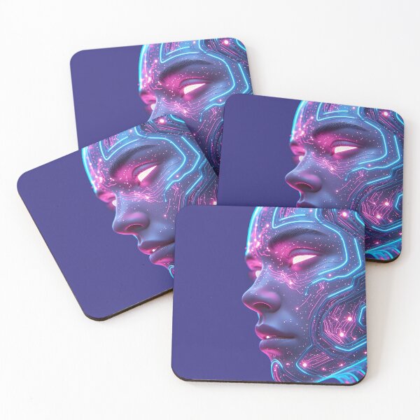 Item preview, Abstract Portrait Oracle Art | Synaptic Oracle Protocol (The Velvet Frequency) - Specimen AET01-56f designed and sold by Aethereal Labs.