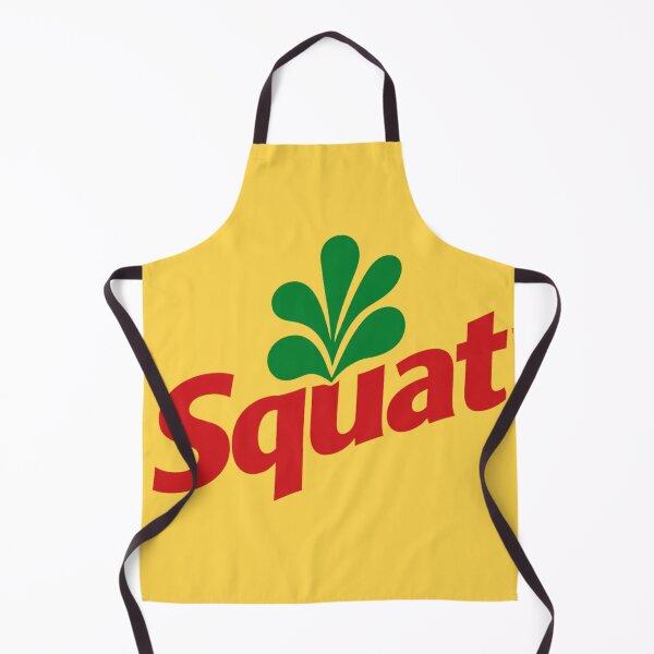Item preview, Squat Parody Shirt, Funny Gym Logo Tee, Retro Soda Style Workout Humor designed and sold by GhostDawgs.