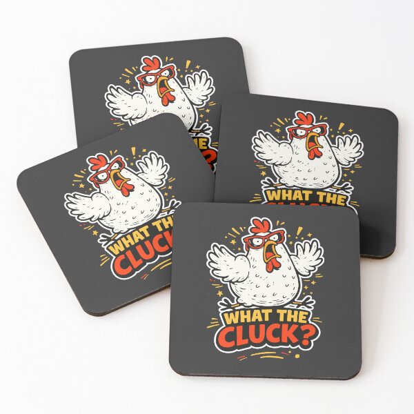 Item preview, What the Cluck? Funny Chicken Attitude Design designed and sold by KiwyStudio.