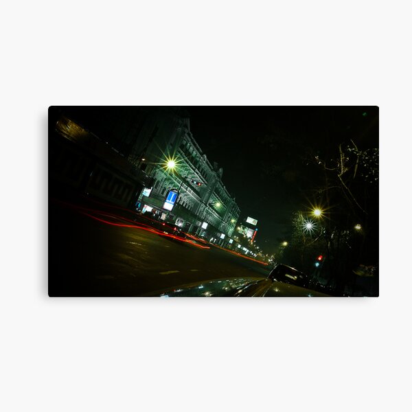 Esplanade, Central Calcutta - 9 P.M Canvas Print