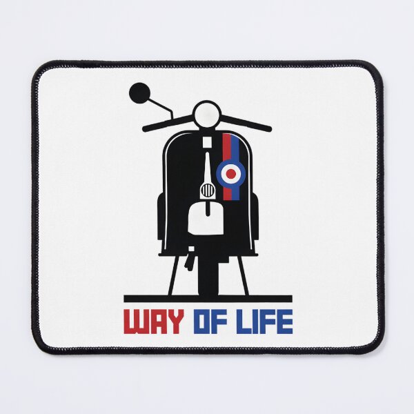 Item preview, Classic Mod Scooter Retro Way of Life designed and sold by TshirtsOnline-.