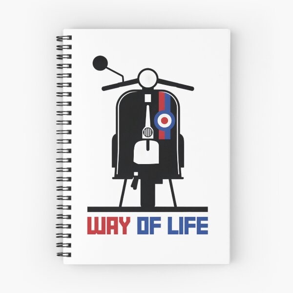 Item preview, Classic Mod Scooter Retro Way of Life designed and sold by TshirtsOnline-.