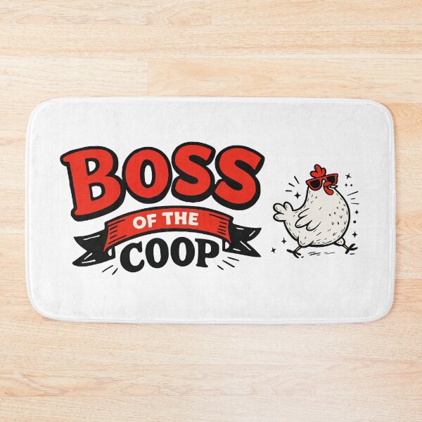 Item preview, Boss of the Coop – Cool Chicken Illustration designed and sold by KiwyStudio.