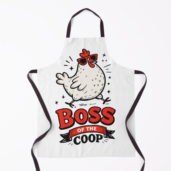 Item preview, Boss of the Coop – Cool Chicken Illustration designed and sold by KiwyStudio.