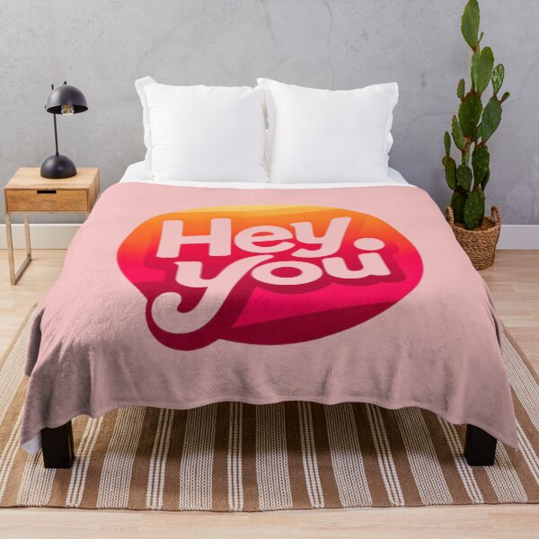 Item preview, Hey You Retro Typography Aesthetic Vintage Quote Design designed and sold by astersgraphics.