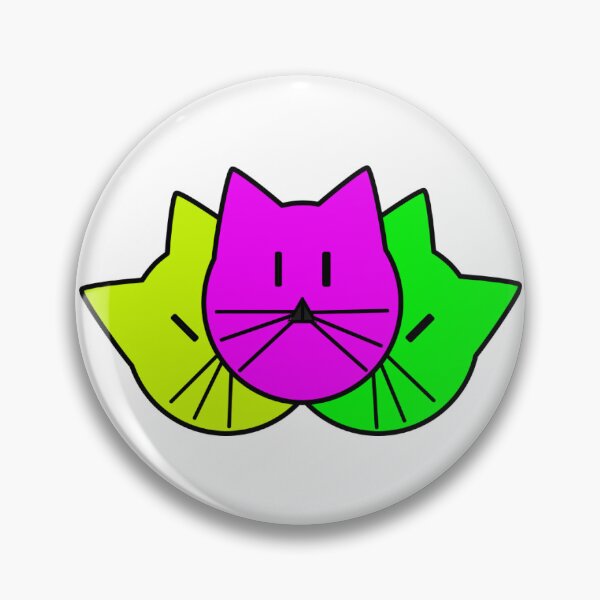 Item preview, The Cat Trio - Lime, Roseine, Neon Green designed and sold by Laura-Rosa.