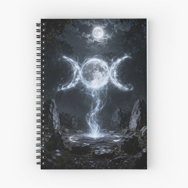 Item preview, The Triple Goddess manifests — Maiden, Mother, Crone in one radiant vision. designed and sold by MythicPortals.