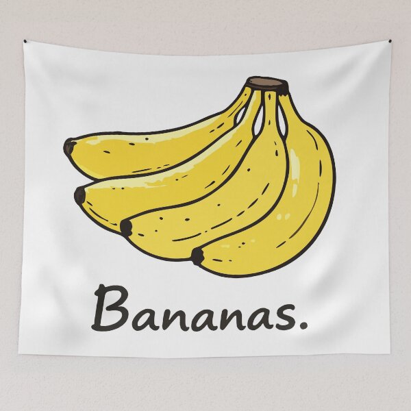 Item preview, Minimal Banana Illustration – Cute Fruit Drawing Design designed and sold by KiwyStudio.