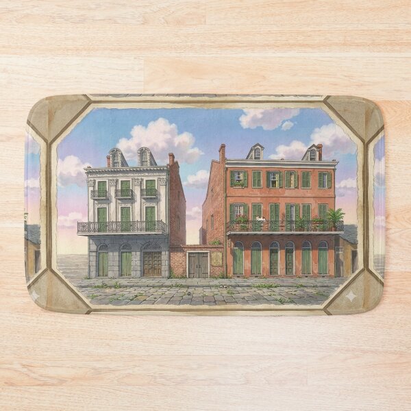 Item preview, Concept Art reimagining of historical New Orleans building drawings designed and sold by VCPORA.