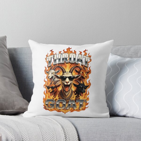 Item preview, Badass Flaming Throat Goat G.O.A.T. Streetwear Graphic designed and sold by TshirtsOnline-.