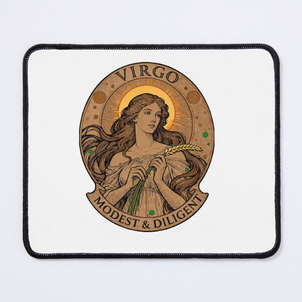 Item preview, Virgo. Modest & Diligent (Version 2) designed and sold by Birdie and Flynn.
