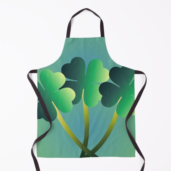 Item preview, Green Gradient Lucky Shamrocks designed and sold by Gradient Concept.
