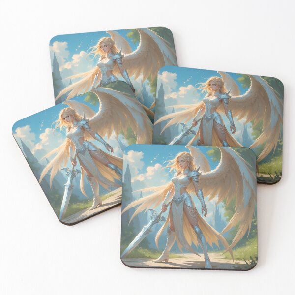 Item preview, Angelic Warrior - Valkyrie Fantasy Art designed and sold by Lucid Dream Pixel.
