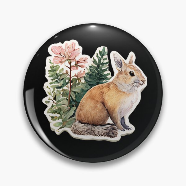 Item preview, Whimsical Woodland Rabbit and Pink Flower Art designed and sold by kndzxf.