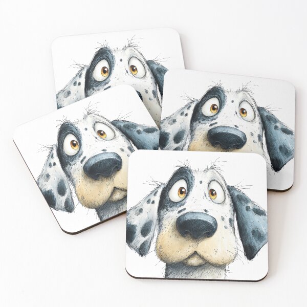 Item preview, Dog looking at viewer with wide eyes designed and sold by anytka.