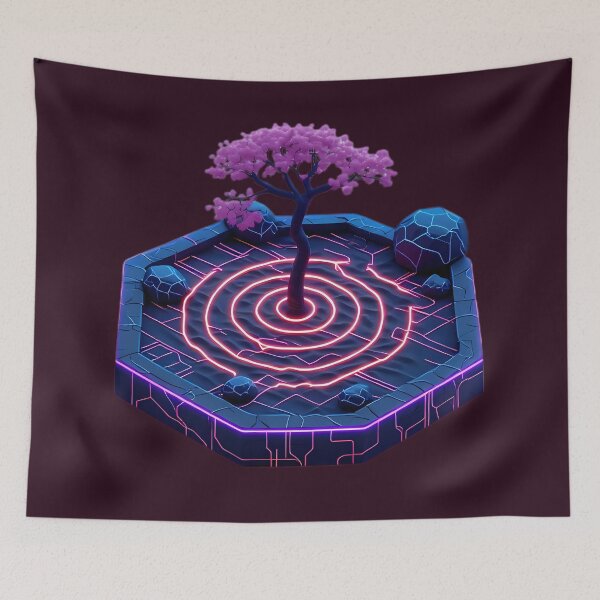 Item preview, Zen Garden Cherry Blossom Sakura | Sakura Meditation Node - Specimen XER17-t64 designed and sold by Aethereal Labs.