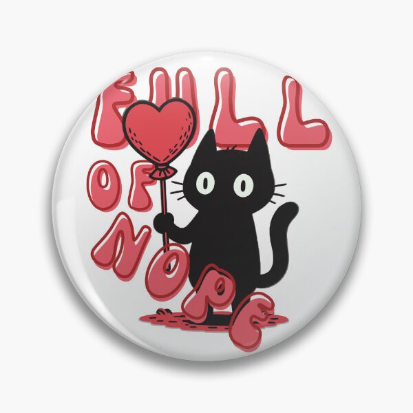 Item preview, Snarky Goth Cat – Anti Valentine Funny Cat designed and sold by Region.