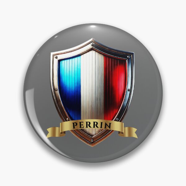 Item preview, Perrin France Surname Shield designed and sold by Highlandkings.