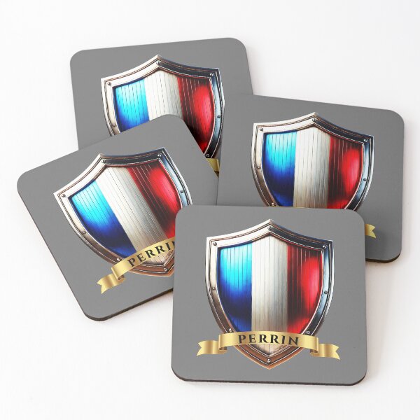 Item preview, Perrin France Surname Shield designed and sold by Highlandkings.