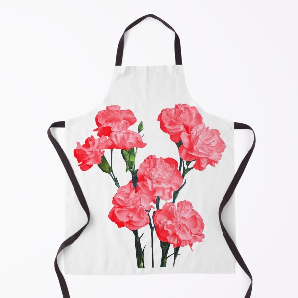 Item preview, Light Red Carnation Bunch of Flowers Bouquet Shapes Mania designed and sold by Shapes-Mania.