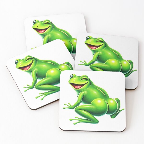 Item preview, Illustration Collection: Funny Anthropomorphic Frog – Kawaii Style designed and sold by Tw1nsAIArt.