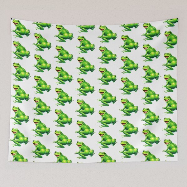 Item preview, Illustration Collection: Funny Anthropomorphic Frog – Kawaii Style designed and sold by Tw1nsAIArt.