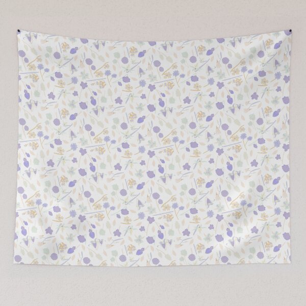 Item preview, Victoria wildflowers -  wildflower - White designed and sold by Stephanie Fiona Design.