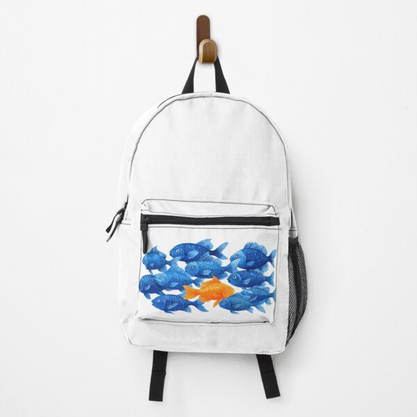 Item preview, Colorful fish swim in a group designed and sold by anytka.