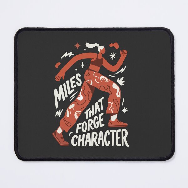 Item preview, Miles That Forge Character – Runner Editorial Illustration designed and sold by KiwyStudio.