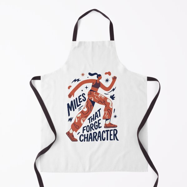 Item preview, Miles That Forge Character – Runner Editorial Illustration designed and sold by KiwyStudio.