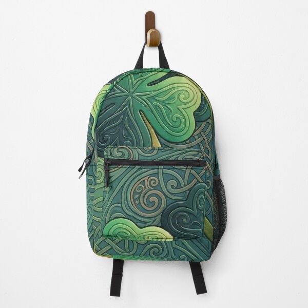 Item preview, Celtic Knot Lucky Shamrocks designed and sold by Gradient Concept.